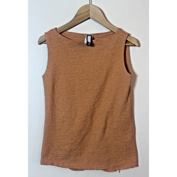 Forever 21 Tops - Vintage Forever 21 Top Womens Large Orange Sleeveless Knit Tank 90s Y2K Stretch